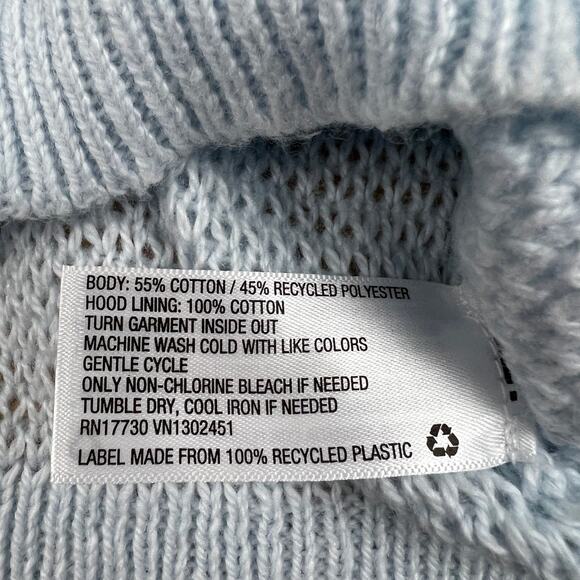 All in Motion Women's Light Blue Hooded Pullover Sweater - Size Small - NWT - Picture 7 of 9